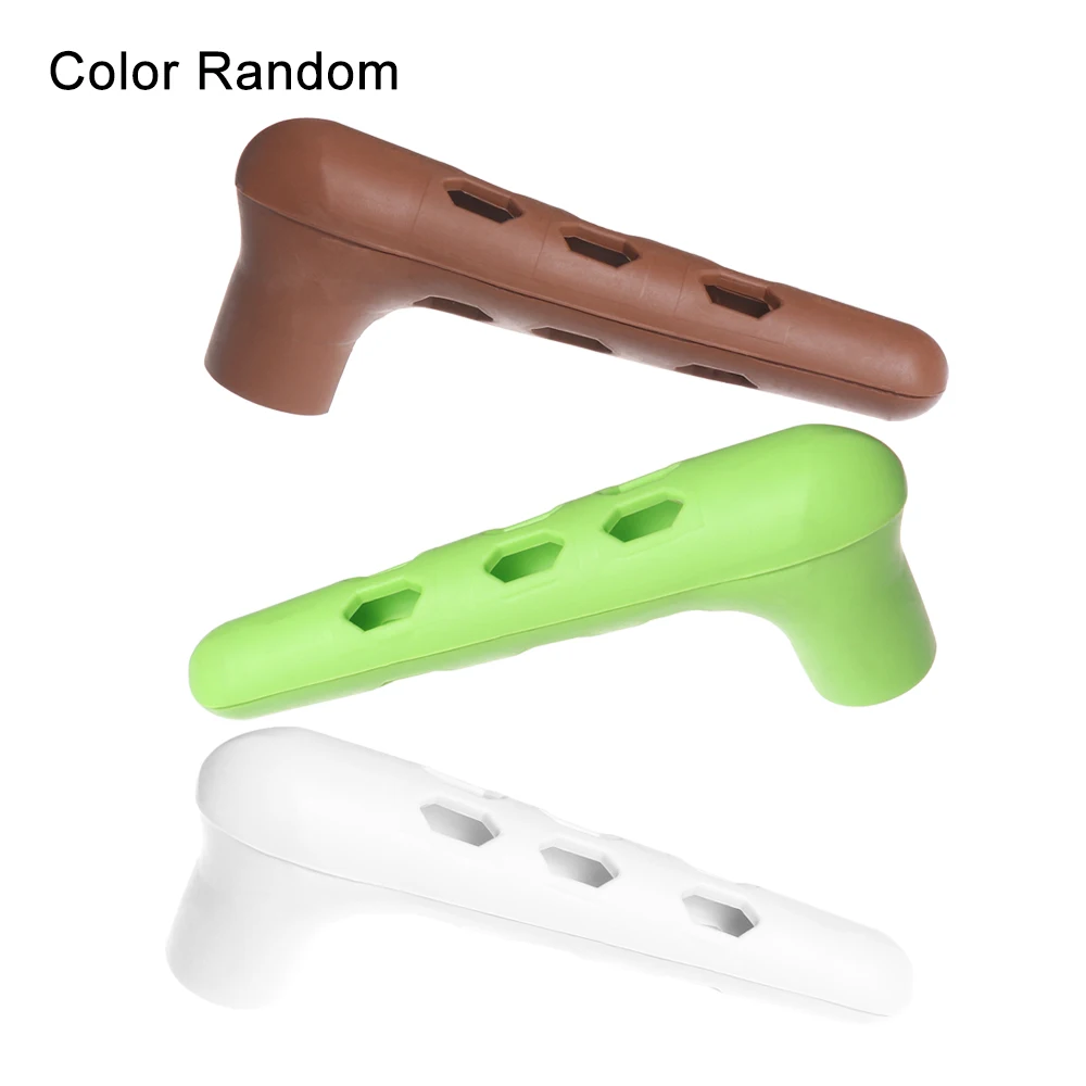 color random Силиконовый рукав протектор дверной ручки дверные ручки перчатки защитные Детские Дети Детская безопасность анти-столкновения дверной стопор - Цвет: color random