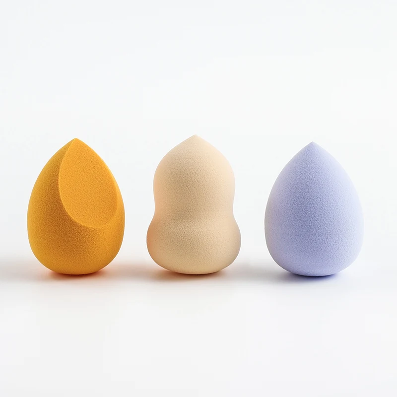 

Pretty Comy 3PCS Makeup Removal Sponge Set Wash Cleaning Cotton Flapping Reusable Wet Sponge Face Puff Soft Cleaner Tools