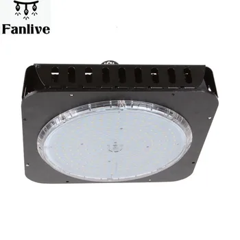 

5pcs LED Warehouse Lighting Lamp 150W Square UFO led highbays industrial lighting OSRAM LED Chip 100-110lm/W With Driver