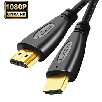 

HDMI Cable video cables High Speed 1.4 1080P 3D Gold plated HDMI To HDMI Cable For Splitter Switch Box Projector PS4 TV