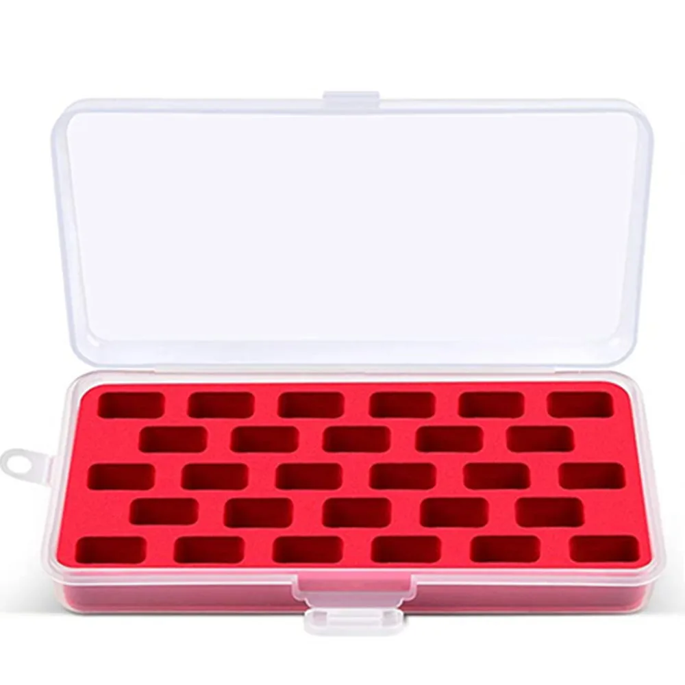 36 bobine vuote per macchina da cucire, custodia per bobine