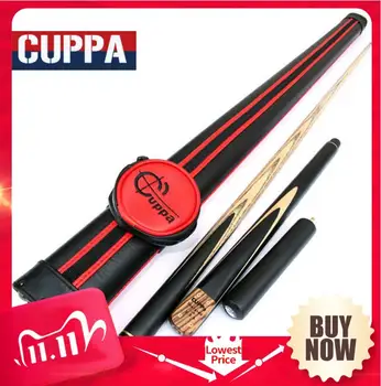 

Cuppa 3/4 Snooker Cue 9.8mm 11mm Tips 3 4 Snooker Cues Case Set Professional Handmade High Quality Billiard Kit Stick China