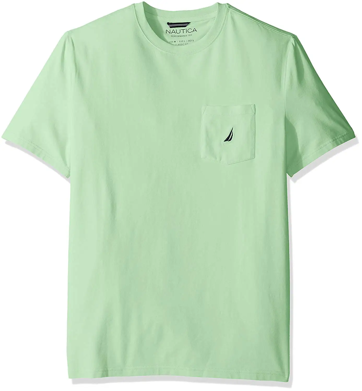 

Men's Solid Crew Neck Short Sleeve Pocket T-Shirt Casual Short Cotton