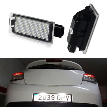 

2PCS Car LED Number License Plate Light Accessories 12V Auto Headlights For BMV LED Lamp Number Day Light
