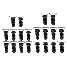 20/комплект Для женщин чулок на ремешке; ручки с черной подошвой 20/26 мм