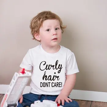 

Summer Baby Girls Boys Unisex Casual All-match Style Short Sleeves Fashion Letters Printing Round Collar T-shirt