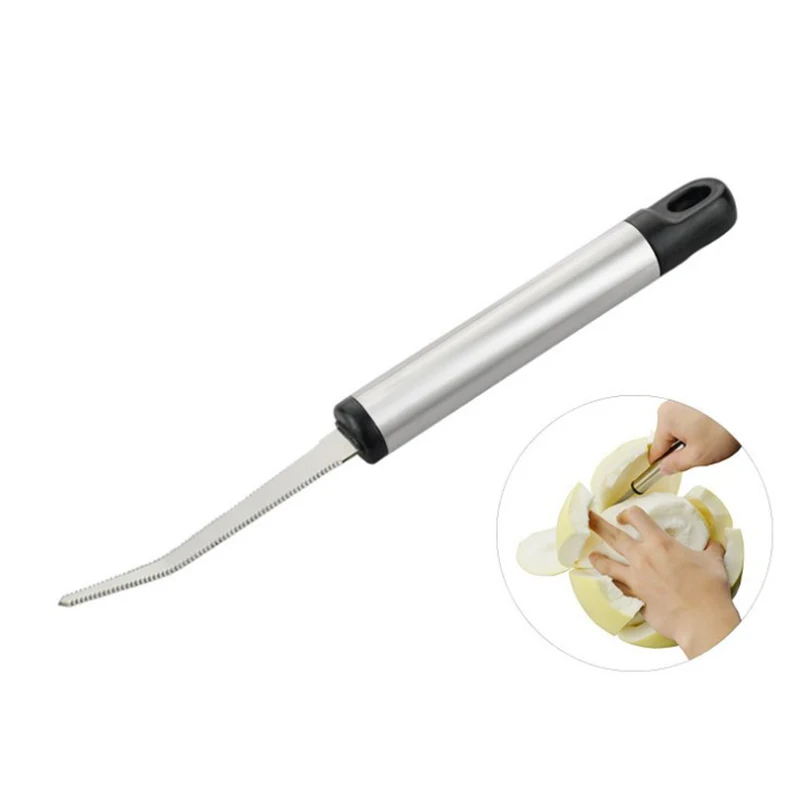 1pc Stainless Steel Grapefruit Knife Long Handle Easy Open Grapefruit