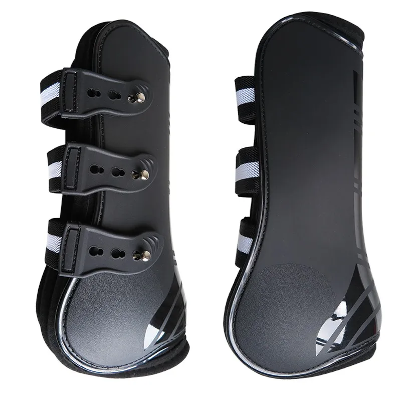 New Horse Tendon Boots PU Shell Neoprene Lining To Protect the Legs of Your Horse From Injury