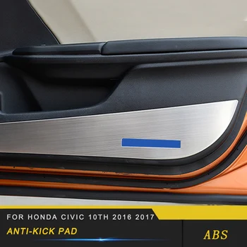

Auto Car-styling anti-kick pad cover trim interior accessories Sticker For Honda Civic 10th 2016-2020