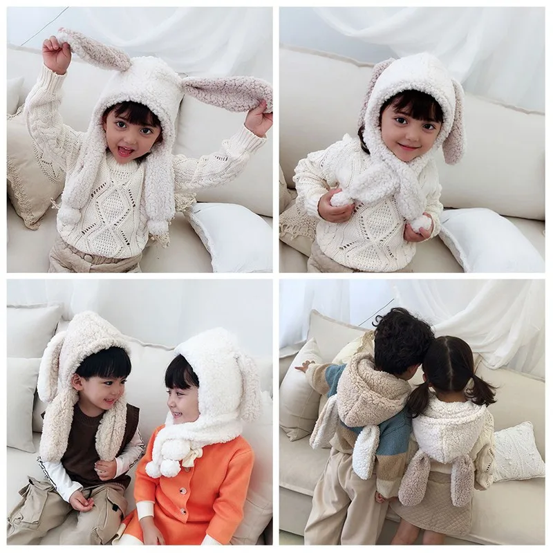 Теплые шапки-бомберы с героями мультфильмов для детей; зимние шапки для мальчиков и девочек; шапка с шарфом; хлопковая зимняя шапка; теплые шапки-ушанки; русские шапки
