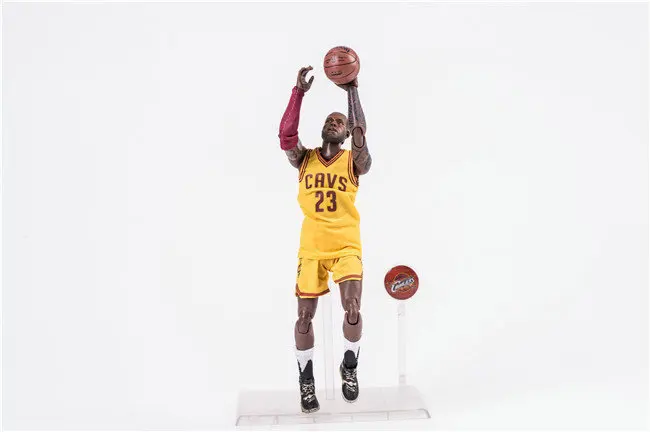 Баскетбольная звезда NBA 23 желтый 1/9 Леброн Джеймс Гараж Комплект