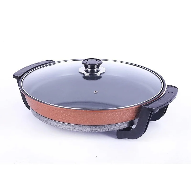 Electric hot pot multi functional electric cooker electric cooker household Korean frying pan large capacity