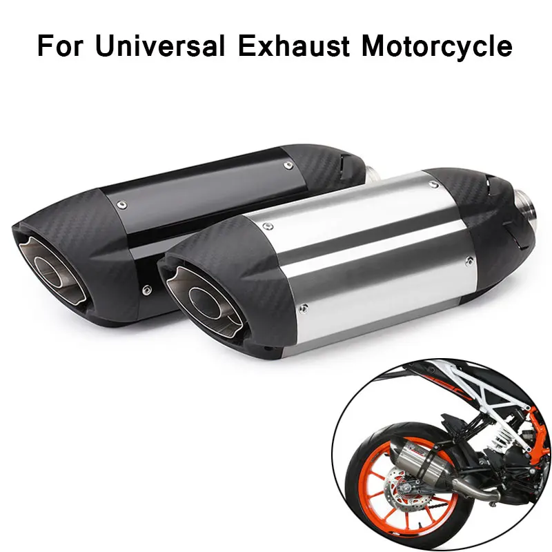 

Universal Akrapovic Exhaust Motorcycle Muffler Escape Motor DB killer Scooter Pipe MIVV Bicycle 51 For Z900 Ninja250 R3 R6 RC390