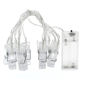 

1.5M 2M 3M Photo Clip Holder LED String lights For Christmas New Year Party Wedding Home Decoration Fairy lights