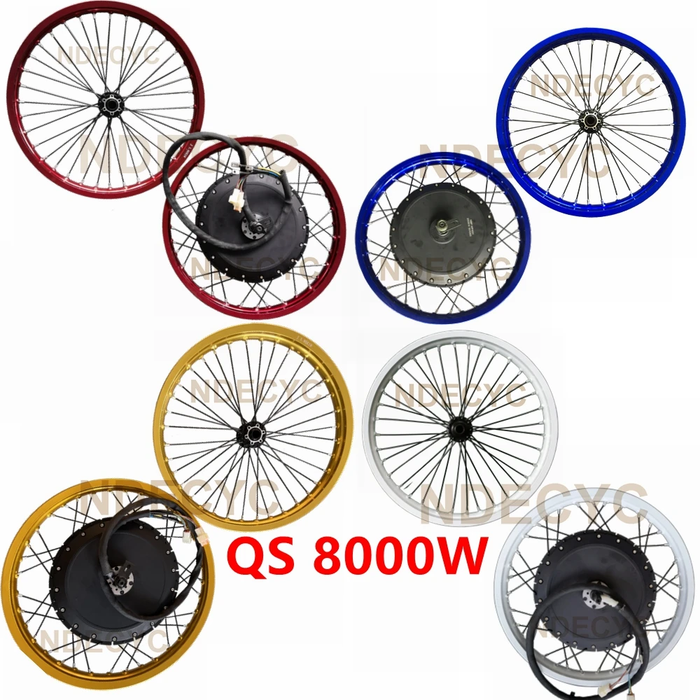 QS V3 273 Motorcycle 18" 19" 72v 8000W 150mm Electric Bike Rear Hub