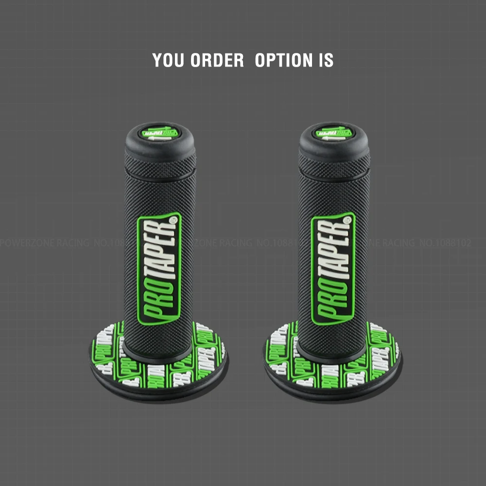 MX gel like для 7/" Руль светло-голубые резиновые ручки для мотоцикла supermoto питбайк dirt pit bike - Цвет: Green