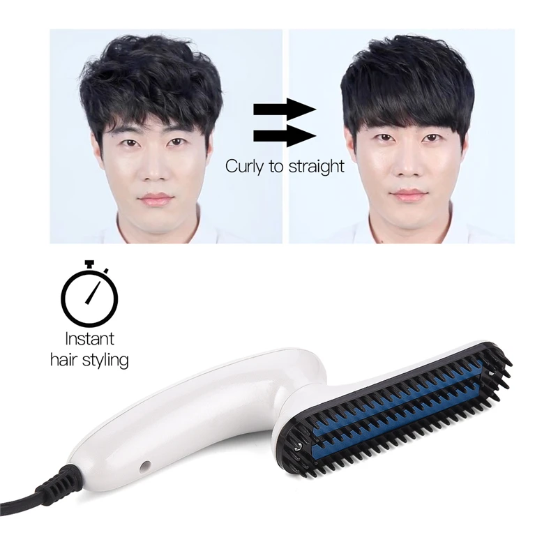 how to use a hair straightener for guys