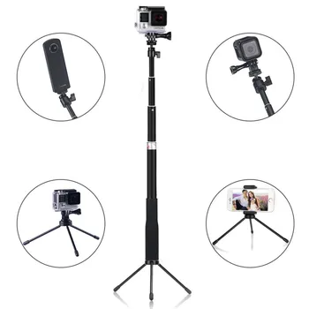 

Cameras Selfie Stick Kit Extendable Handheld Camera Phone Bracket Holder Monopod Tripod Adapter For GoPro YI Action Cameras