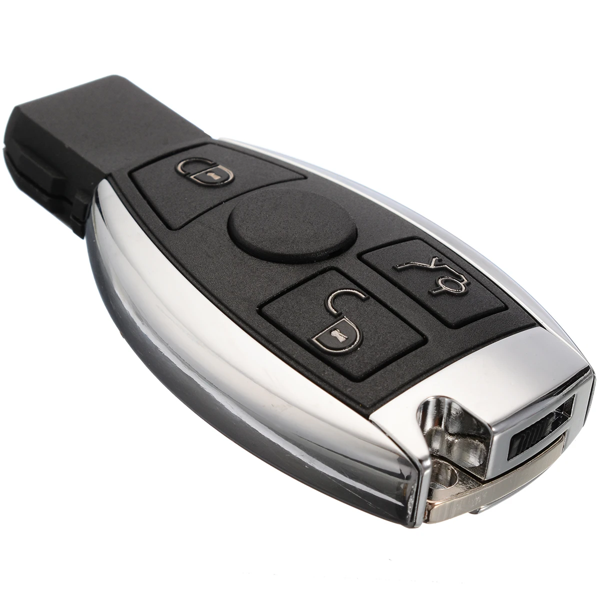 3 Buttons Remote Car Key Fob 433MHz BGA With Chip Replacement For Mercedes Benz 2000  without Car Logo