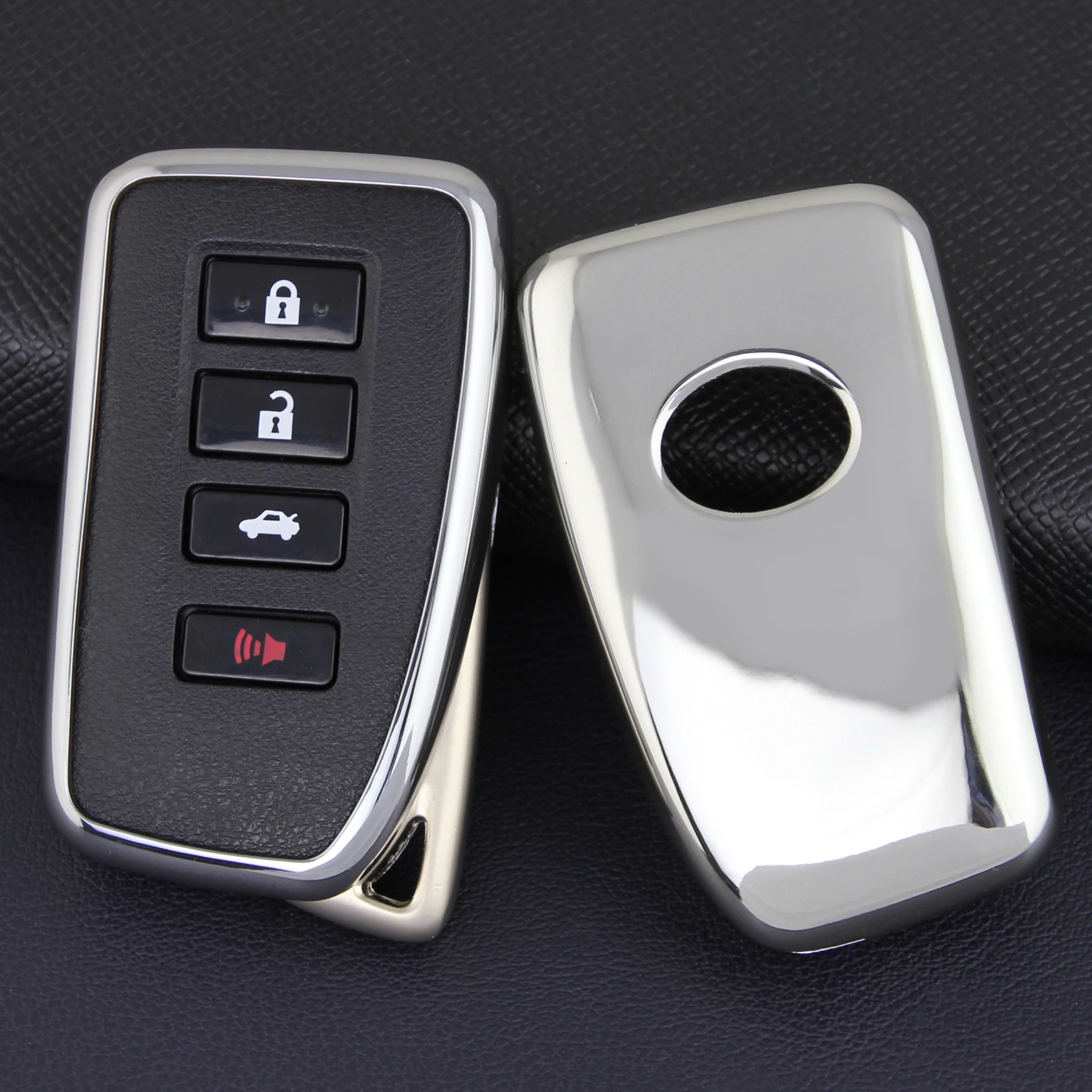 Car Key Case Cover Fob Holder For Lexus IS ES NX RX GS LX RC 2/3/4