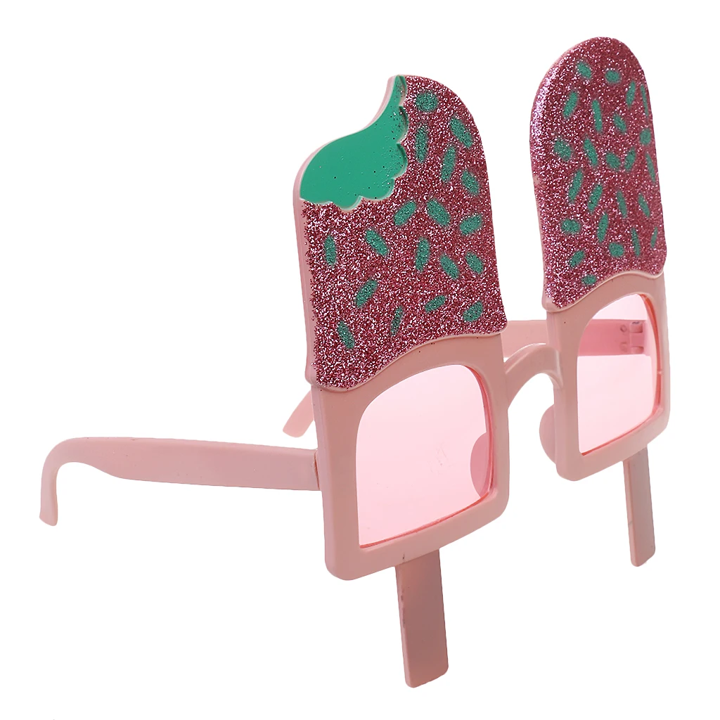 Glitter Ice Pop Lolly Sunglasses Fancy Dress Costume Party Glasses Shades for Kids Adult Fancy Dress Costume Cosplay Accessories