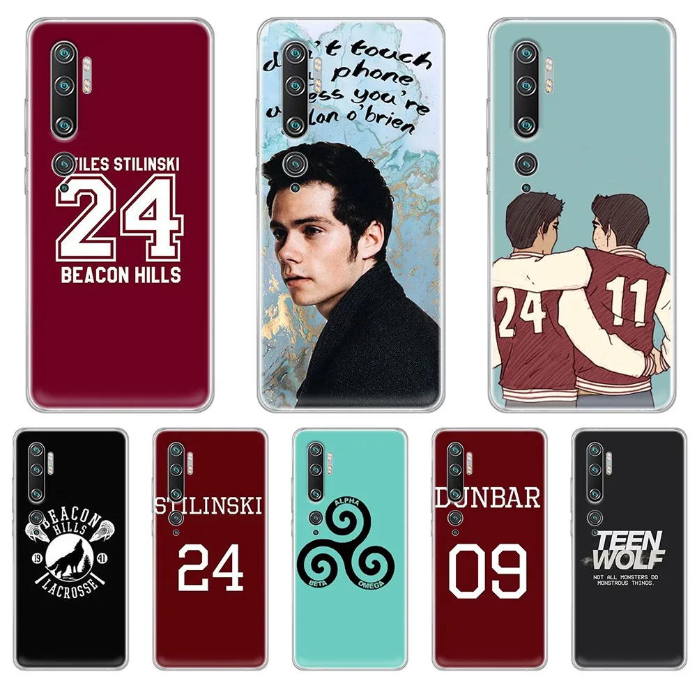 Чехол для телефона Teen Wolf TV series мягкий прозрачный чехол XIAOMI mi 3 4 5 5X 8 9 10 se max pro a2 9T note