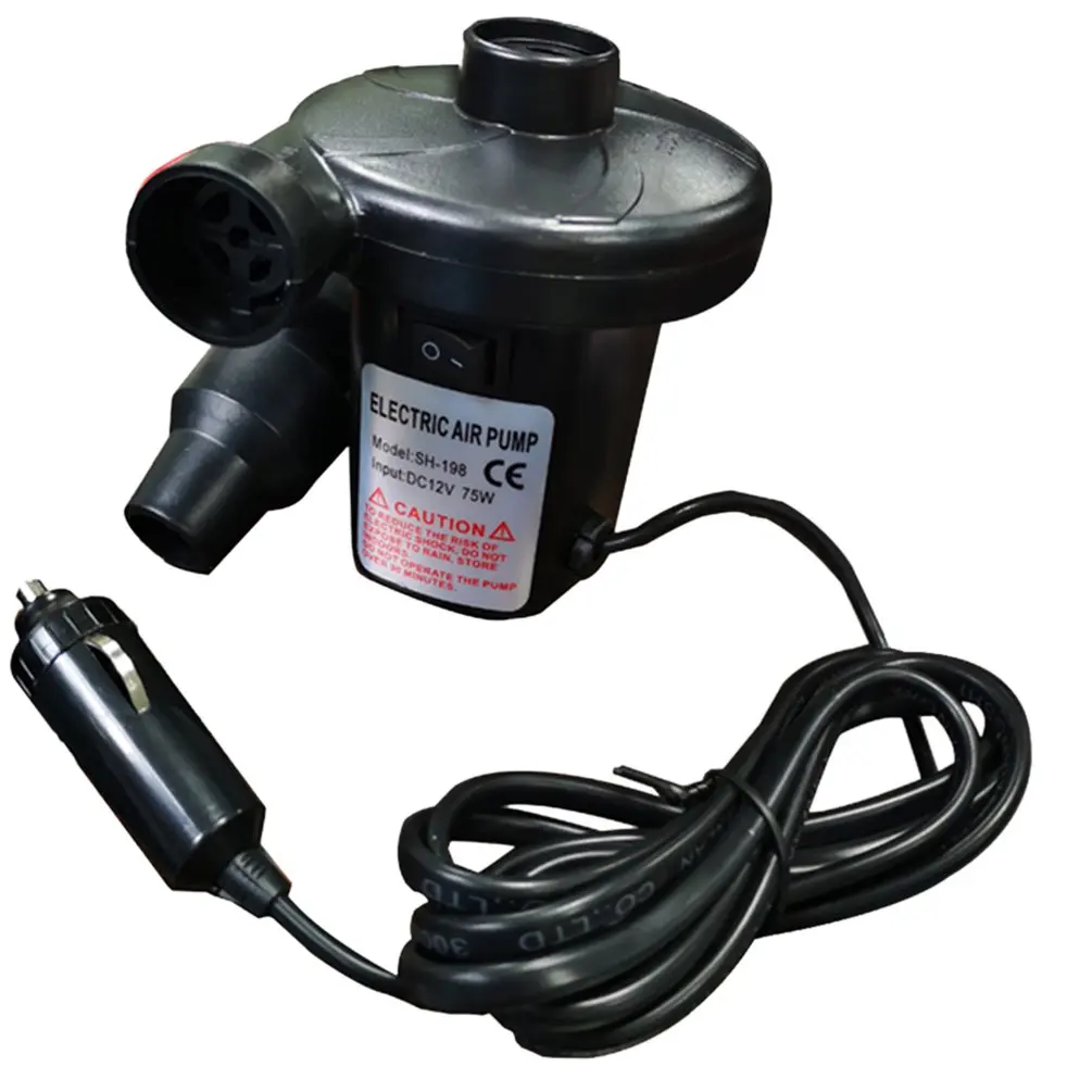 Автомобильный Электрический воздушный насос, автомобильный насос двойного назначения, надувная лодка, надувная кровать, профессиональная Мода