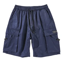 Летние мужские шорты Карго для бега, уличная одежда, джинсы для спортзала, фитнеса, бега, повседневные шорты, Pantalones Cortos Hombre, сексуальный магазин EE6DK