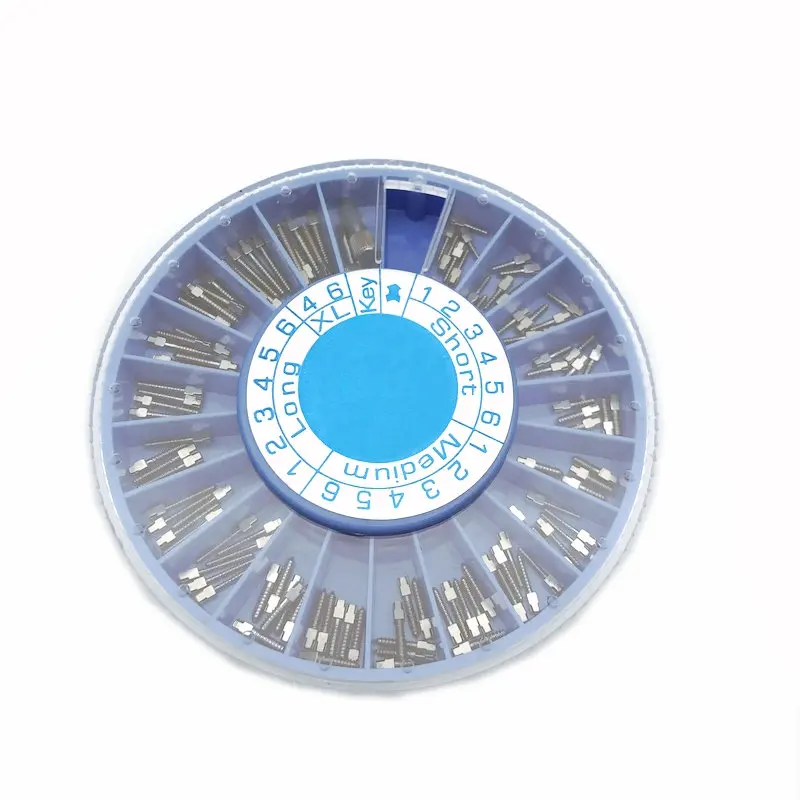 Goedkoop 120 stks doos Tandarts Conische Schroef Berichten Kits Conische Nordin Dental Materiaal