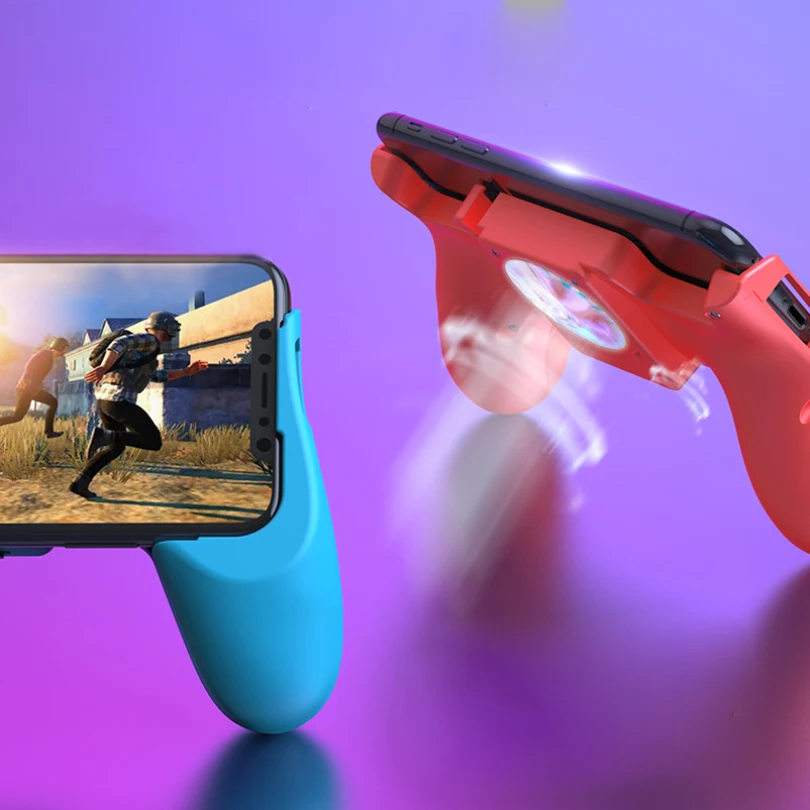 PUBG Game Controller Gamepad Metal Trigger Shooting Free Fire Joystick For IOS Android Mobile Phone