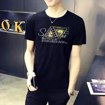 

new women's street letter characters print loose short-sleeved T-shirt 95.24