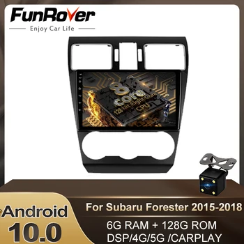 

Funrover 128G Android 10.0 DSP Car Radio Multimedia Player GPS Navigation For Subaru Forester 4 SJ xv 2012 2015 2 Din DVD Stereo