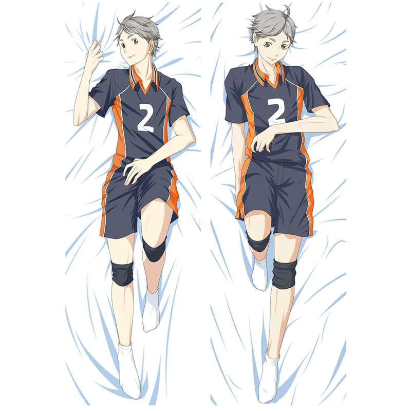 Аниме Haikyu наволочка Хината shoyo Dakimakura Чехол сексуальная девушка крутой мальчик 3D двухстороннее постельное белье обнимающие наволочки для подушек HU02 - Цвет: Polyester