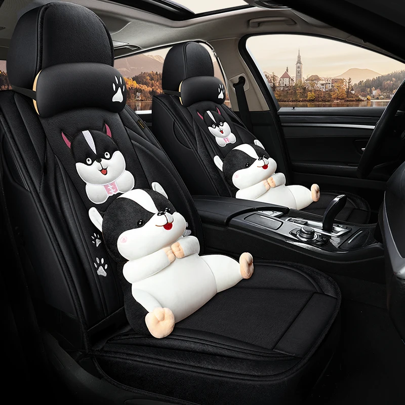 Winter Auto Full coverage Seats Covers Plush Car Seat Cover for Hyundai hyundai genesis equus creta ix25 tucson ix35 santafe