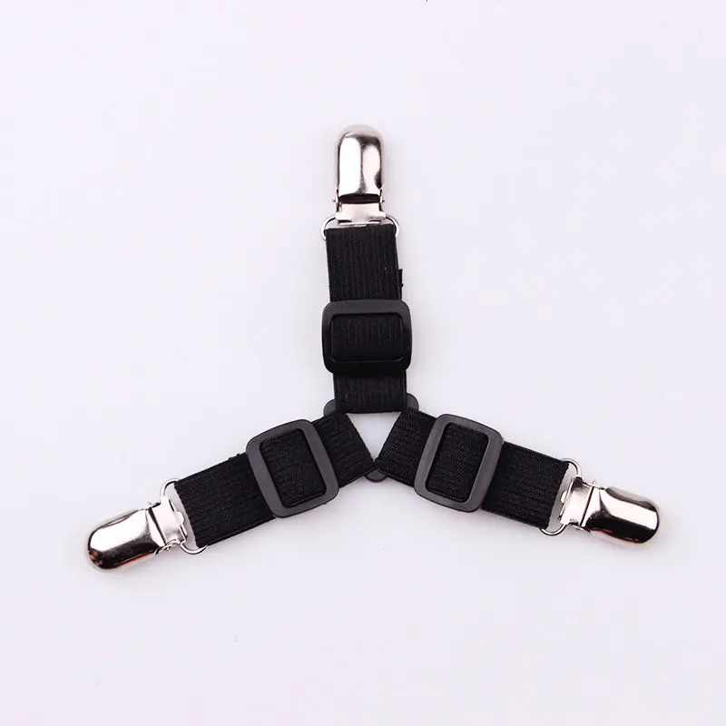 Эластичный 4 шт./компл. одеяло нескользящий зажим Кровать Зажим для листов крепеж ремня кровать лист фиксатор Популярное высокое качественное устройство захвата матрас
