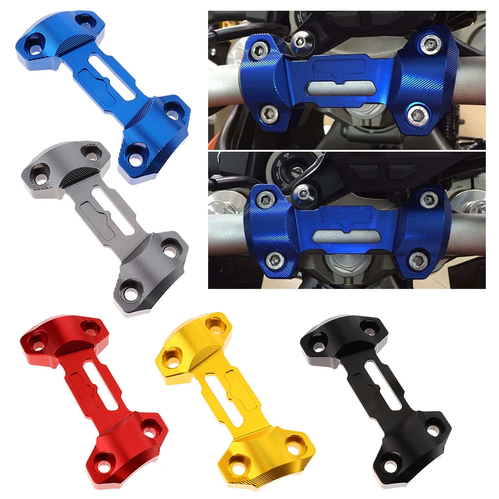 Мотоцикл с ЧПУ алюминиевый руль стояки Верхняя Крышка зажим грязи велосипед для YAMAHA MT-09 13-15