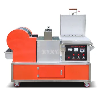 

Multi-function Commercial Squid Machine Electric Automatic Squid Baking and Flattening and Cutting into Strip Machine 220V 3.3KW
