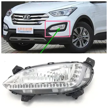 

Front LED Fog Light For Hyunda i Santa Fe IX45 Left/Right Front Daytime Running Light/Front Fog Lamp