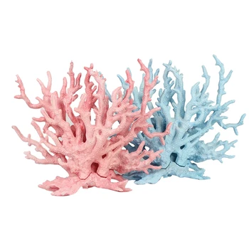 

Plastic Vivid Artificial Coral Plant Ornament for Aquarium Underwater Fish Tank Aquarium Decoration Tree