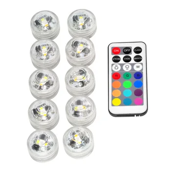 

10X Waterproof Remote Control Colored LED Light Boundary Style EFX Accent IP67 Swimming Pool Light