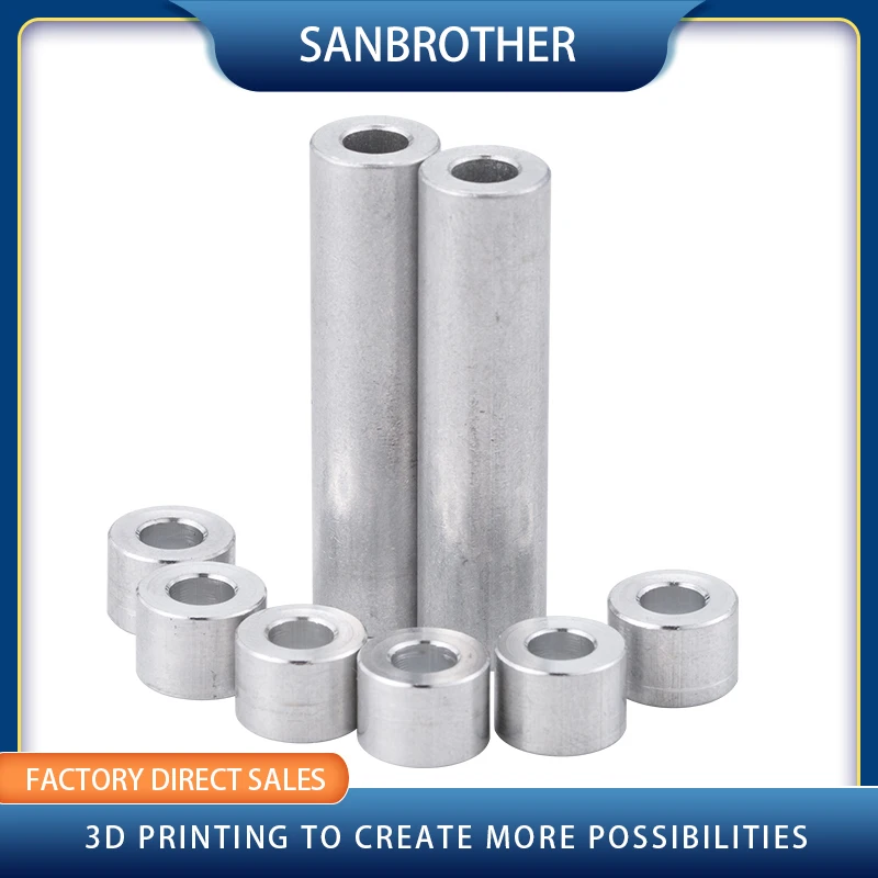 Opensource Aluminium Spacer V-Slot Isolation Column Separate Pillar Quarantine Bore 5MM Reprap 3D Print Pulley 3D Printer Parts