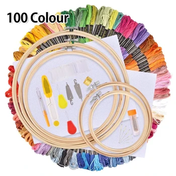 

Strand Embroidery Pen Set Suit Thread Embroidery Starter Kit Cross Stitch Tool Kit Knitting Kit Mom DIY Sewing Accessories