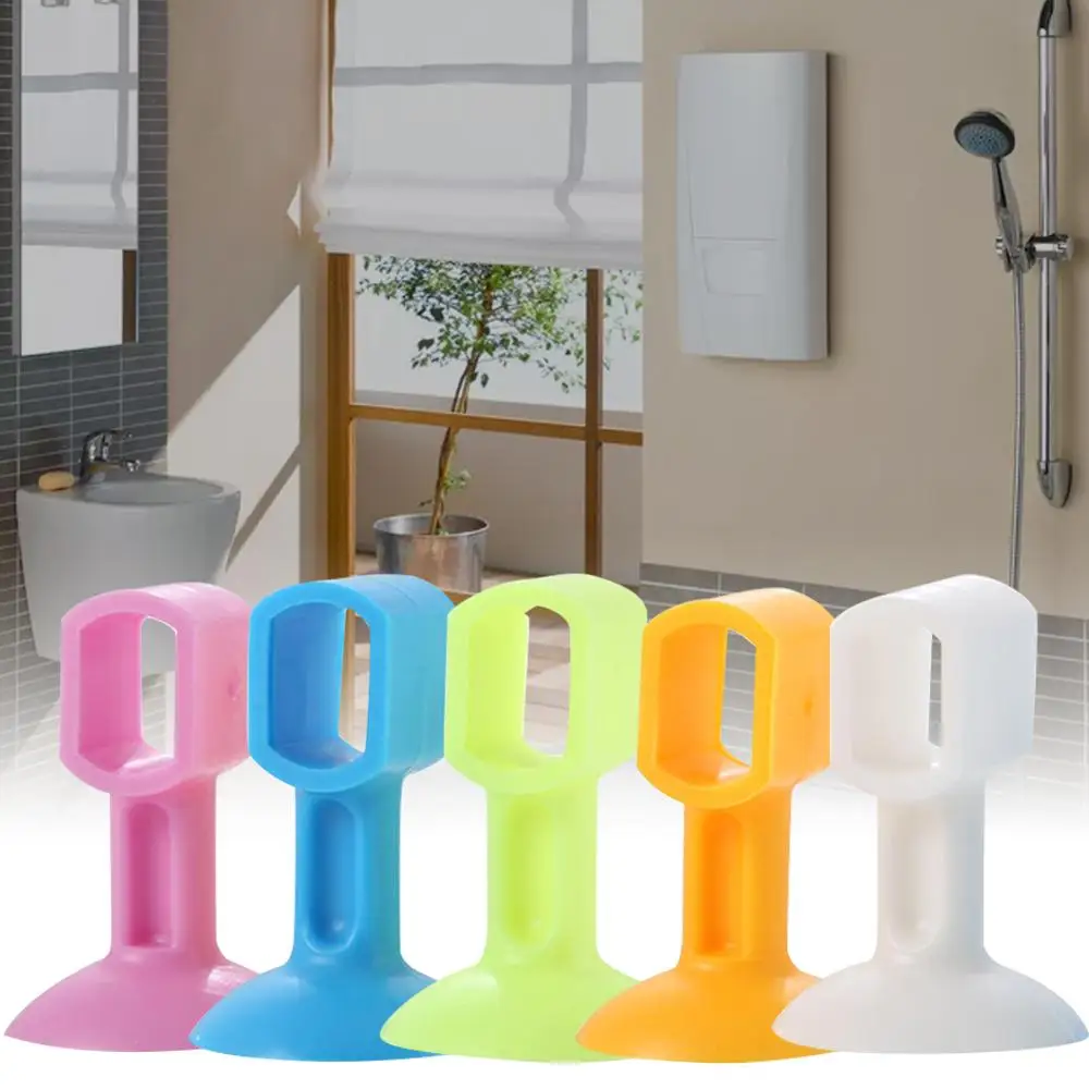 

5Pcs Door Stopper Silicone Impact-proof Protector Suction Cup Wall Mounted Stopper Bathroom Boor Anti-collision Door Suction