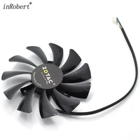 Nowy 85mm DC 12 V wentylator chłodnicy do Zotac Nvidia GTX1060 6 GB MiNi GTX 1060 3 GB t129215SH HP RX480 karta graficzna chłodzenia 1