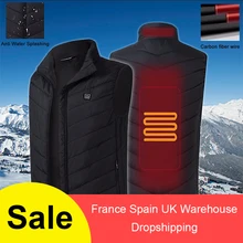 Hot sale Men Women Electric Heated Vest Heating Waistcoat USB Thermal Warm Cloth FeatherWinter Jacket hunting Fishing Dropship Hot sale Men Women Electric Heated Vest Heating Waistcoat USB Thermal Warm Cloth FeatherWinter Jacket hunting Fishing Dropship