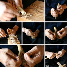 Ручной работы бамбуковый Chasen Японский венчик для пудры зеленый чай приготовления матча кисти