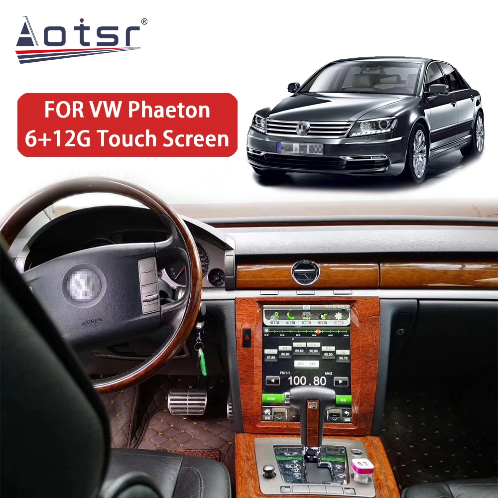 6+12G Android 10 Tesla Style Touch Screen Car Radio GPS Navigation Multimedia Player Carplay For VW Volkswagen Phaeton 2003-2013 |