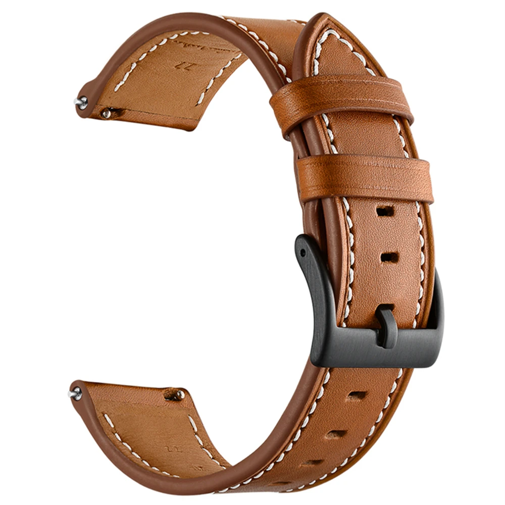 Набор браслетов для samsung galaxy watch active 2, 40 мм, 44 мм, 20 мм, 22 мм, Миланский и кожаный браслет, ремешок для gear s3 band