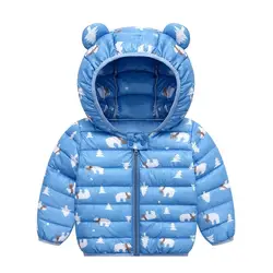Зимняя одежда для малышей; осенние куртки-Пуховики; теплая верхняя одежда; пальто с капюшоном; детская верхняя одежда; одежда с героями