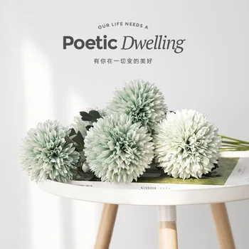 

Dandelion Small Ball Chrysanthemum Hydrangea Artificial Flower Boquet Holder Road Flower Wall Artificial Flower